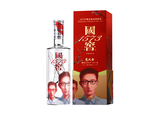 牡丹江回收国窖1573·艺术新春酒·东方面