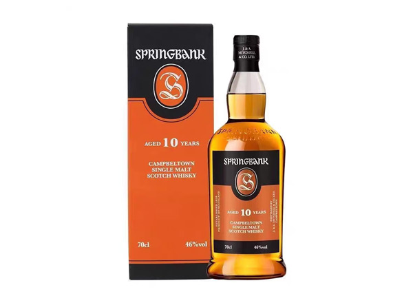 牡丹江收购云顶10年威士忌SpringBank云顶10年700ml回收洋酒行货