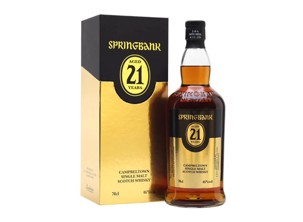 牡丹江SpringBank云顶21年威士忌回收苏格兰单一麦芽威士忌700ml进口洋酒收购