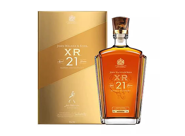 牡丹江Johnnie Walker尊尼获加XR21年回收尊尼获加威士忌约翰走路洋酒750ml礼盒