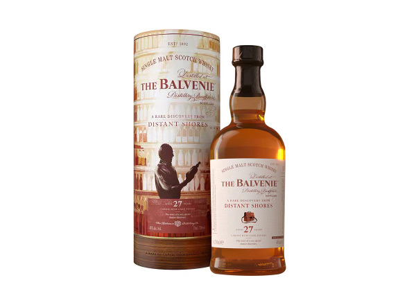牡丹江苏格兰百富27年回收百富威士忌故事系列The Balvenie Aged 27 Years Distant Shores威士忌收购