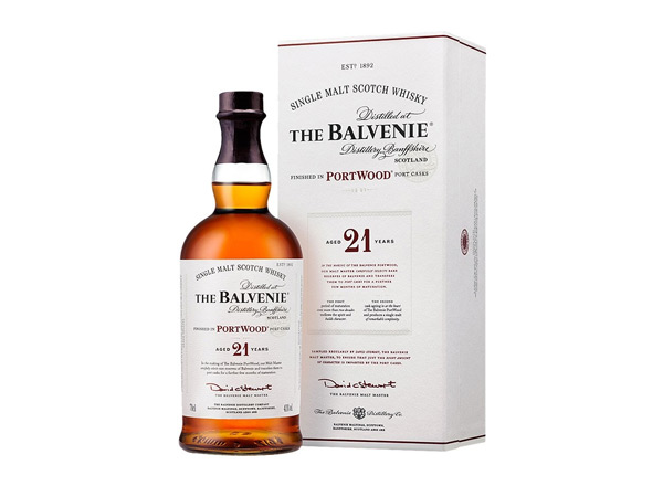 牡丹江回收百富威士忌21年波特桶陈酿The Balvenie Portwood Single百富洋酒收购
