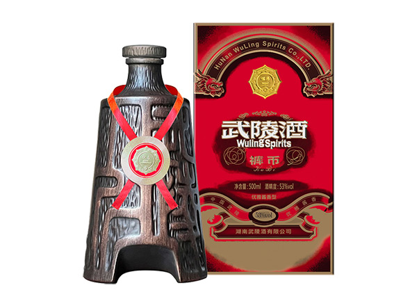 牡丹江回收武陵酒裤币53度酱香型白酒500ml/1L礼盒装裤币武陵酒收购