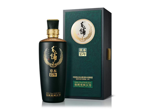 牡丹江劲牌毛铺草本15年回收毛铺酒草本年份酒52度